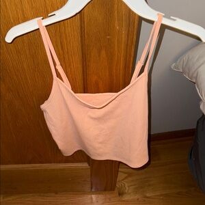 American Eagle Outfitters Pink Sleeveless Crop Camisole